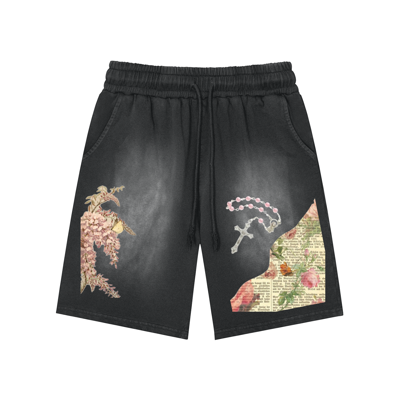 'Faith' Washed Shorts
